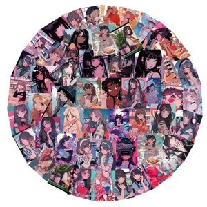 🀄️Retro Anime Girl Sticker Set🀄️
